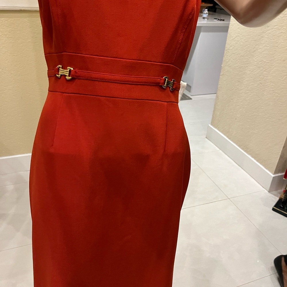 Tahari Scarlet Backless Dress